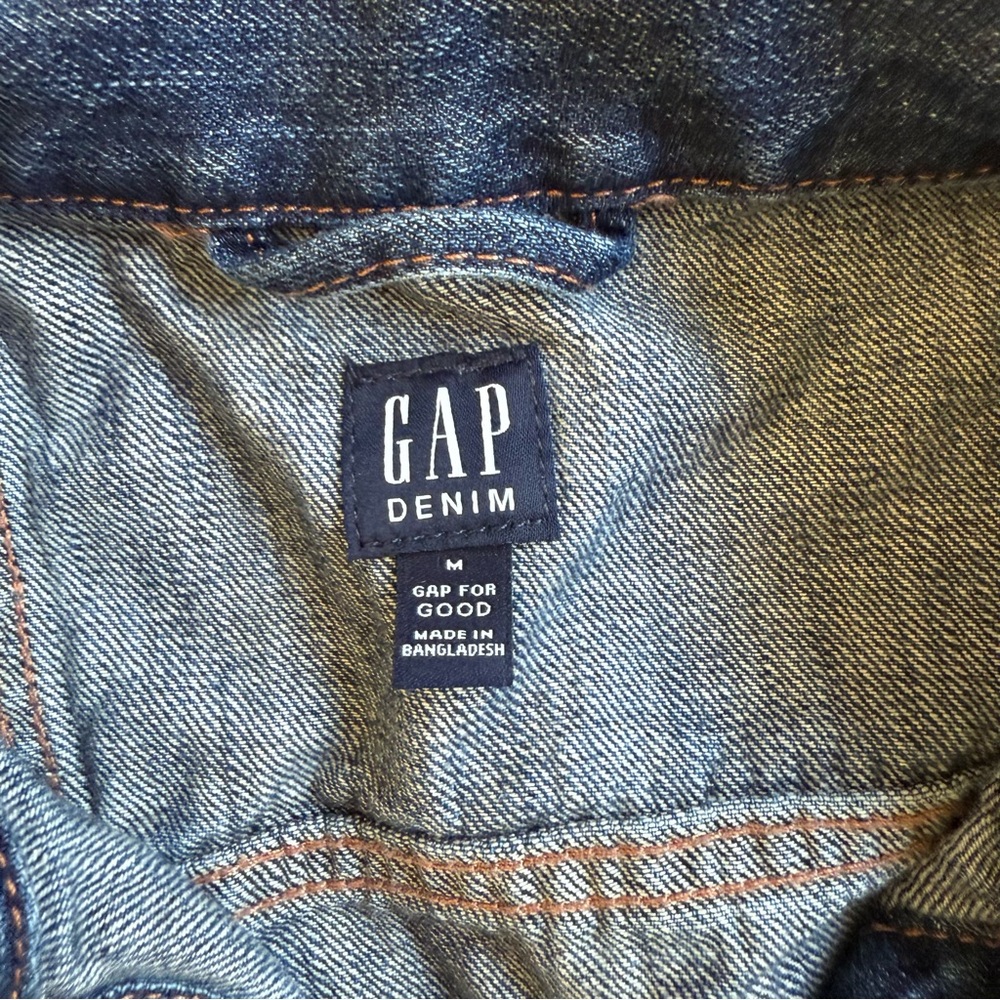 Gap Multicolor Camouflage Patchwork Denim Jacket … - image 3